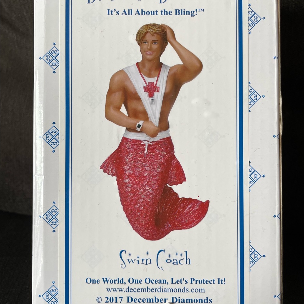 December Diamonds Swim Coach Ornament